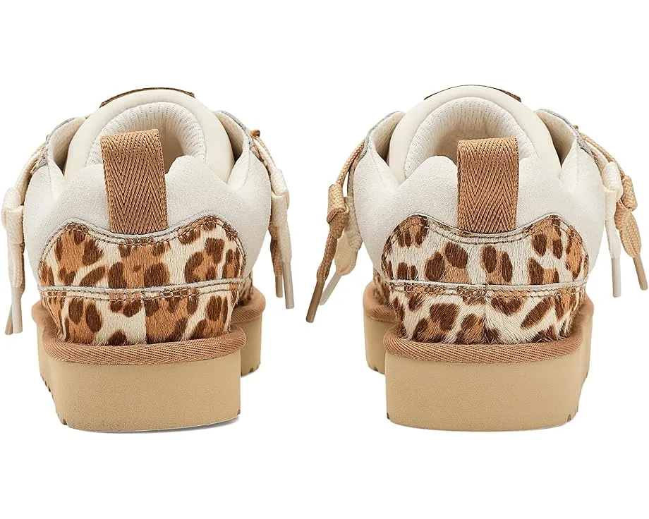 Кроссовки UGG Lo Lowmel Plains с принтом леопарда и двойной шнуровкой