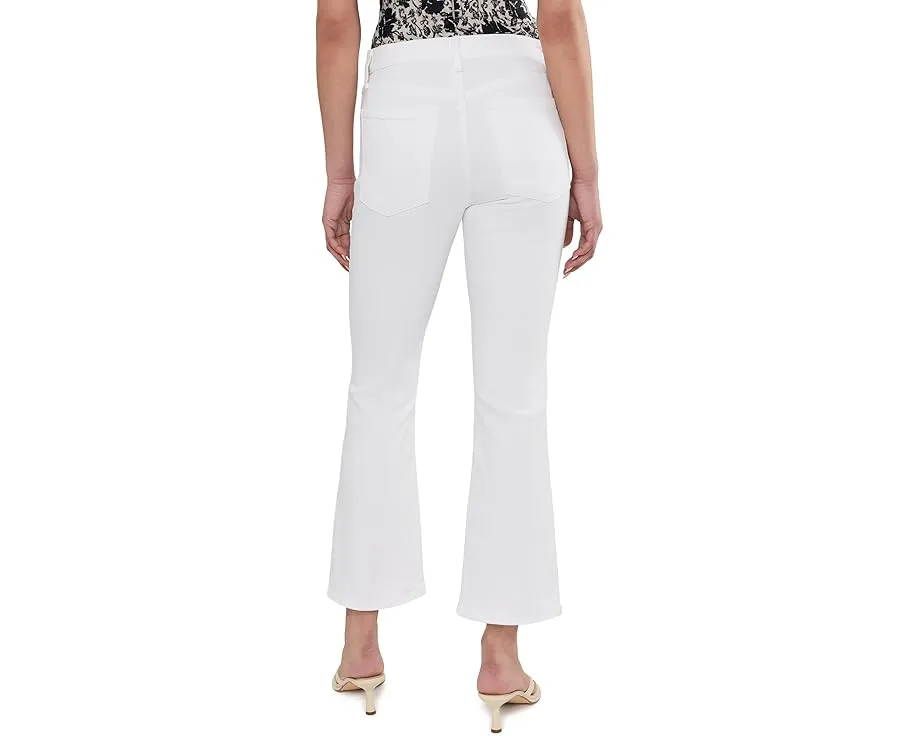 Джинсы Madewell The Stretch Flare Crop с расклешенным низом и укороченной длиной в цвете Tile White