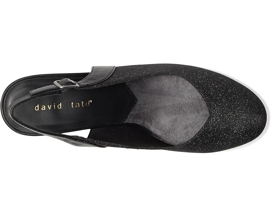 David Tate Туфли-лодочки Avenue с блестками и ремешком на щиколотке