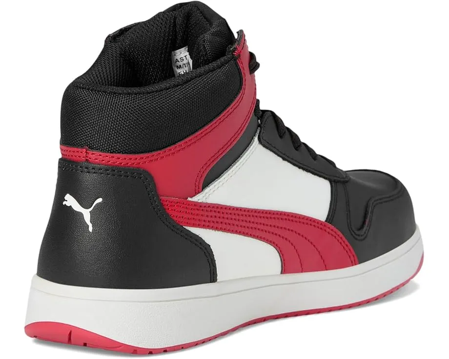 Рабочие кроссовки Puma Frontcourt Leather Mid с композитным мыском