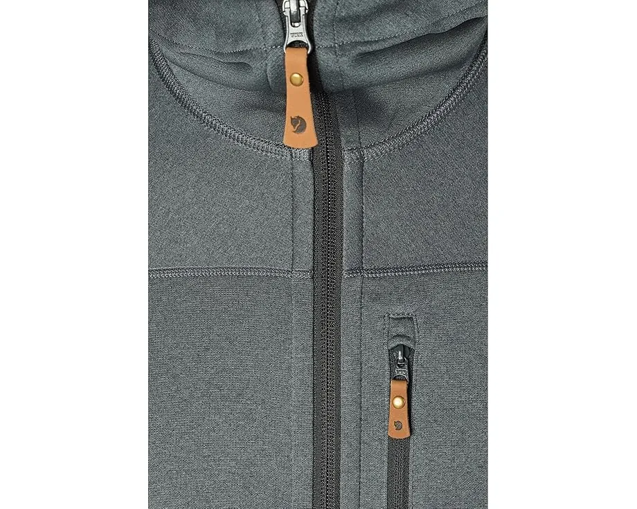 Толстовка Abisko Trail Fleece от Fjällräven с капюшоном и карманами
