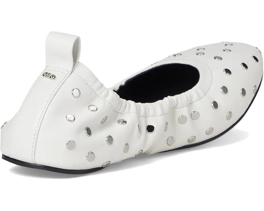 Балетки Amy с декоративными шпильками по всей поверхности