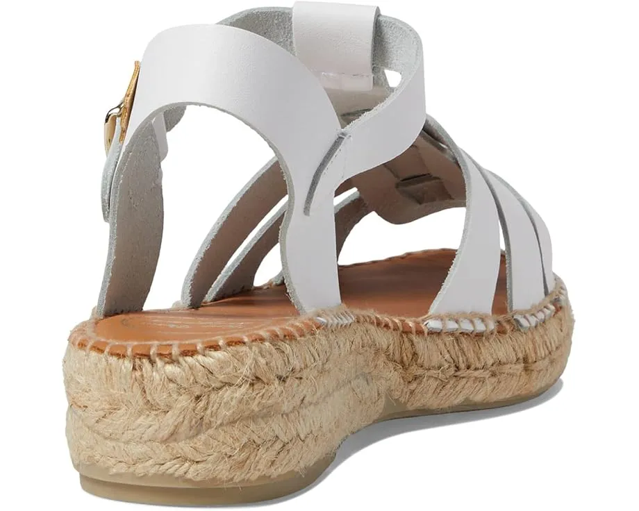 Сандалии Toni Pons Emma на клиновидном каблуке с плетением и регулируемым ремешком