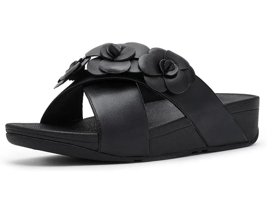 Сланцы FitFlop Lulu Flower Cross с цветочным перекрестным дизайном