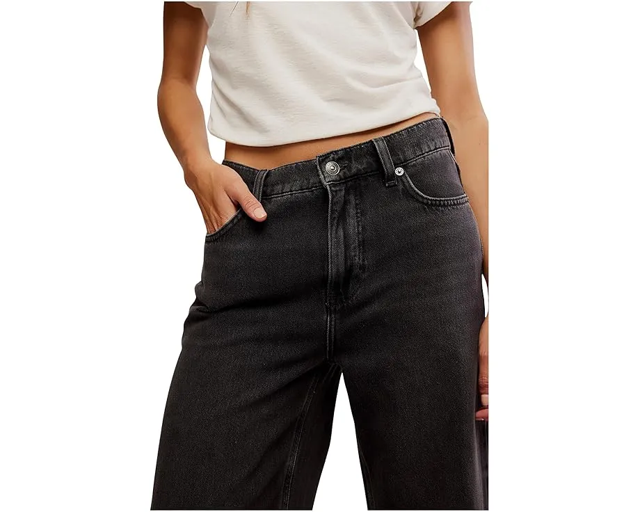 Джинсы Free People We The Free Stride Straight 'n Wide с прямым и широким кроем