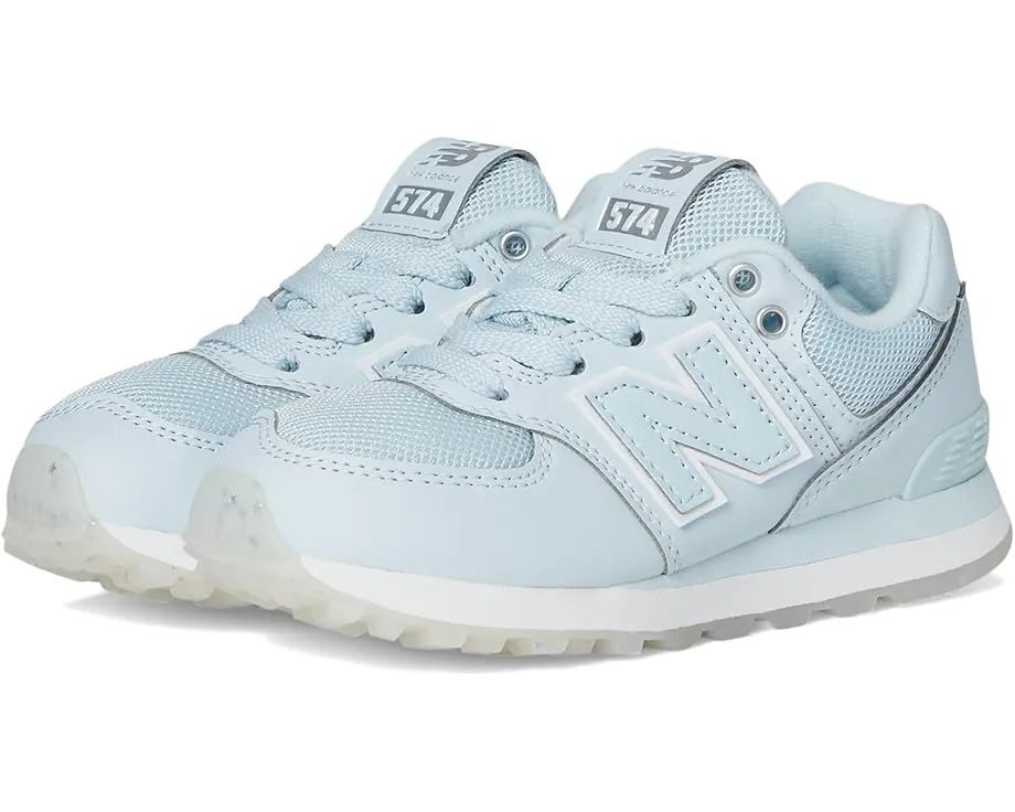 Детские кроссовки New Balance 574 с верхом из замши и сетки