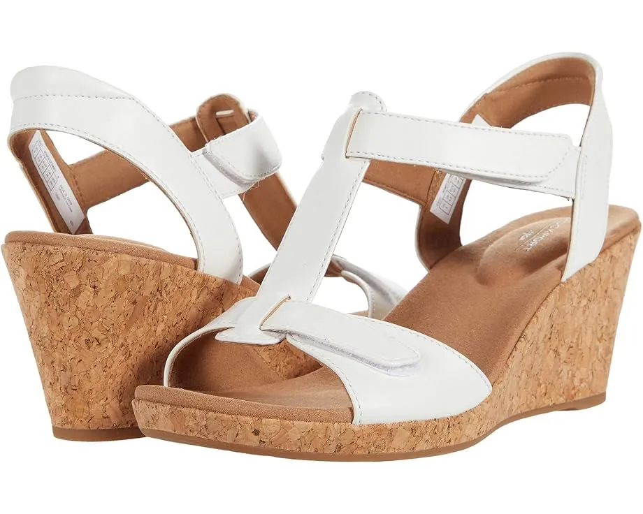 Босоножки Rockport Blanca на платформе с T-образной перемычкой и застежкой велкро