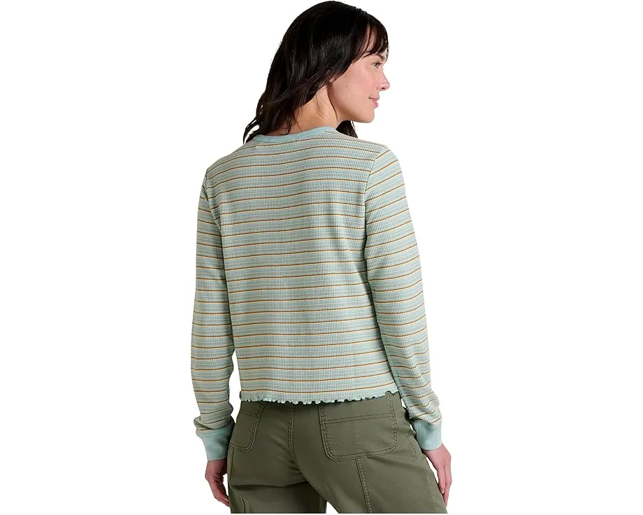 Свитер Toad&Co Foothill с длинным рукавом из переработанного полиэстера