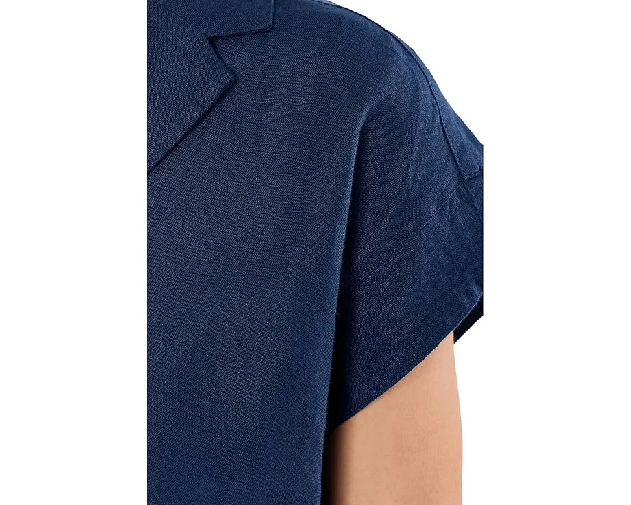 Рубашка Mindy из 100% льна Madewell цвета Classic Indigo