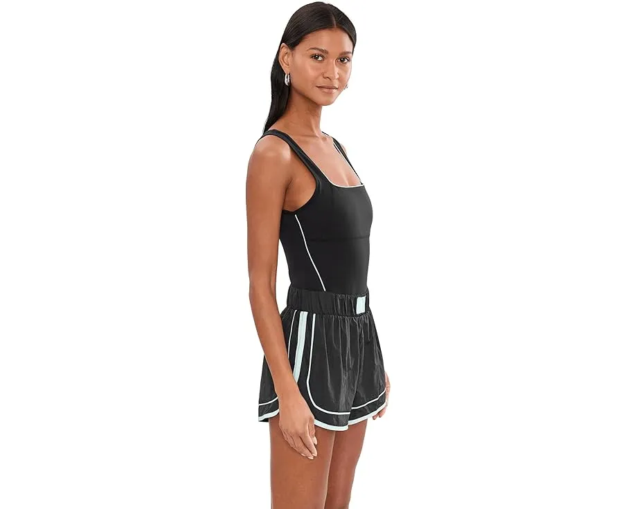 Комбинезон Varsity Blues Runsie с контрастной полосой и заниженной спинкой FP Movement