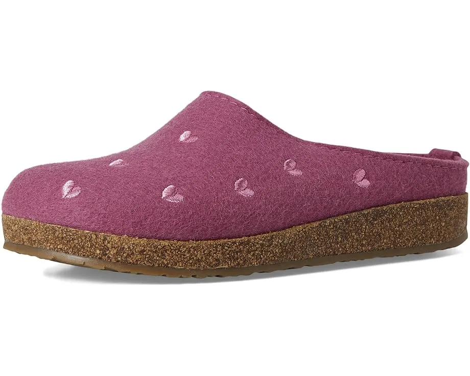 Клоги Cuorcini из чистой шерсти с пробковой стелькой Haflinger