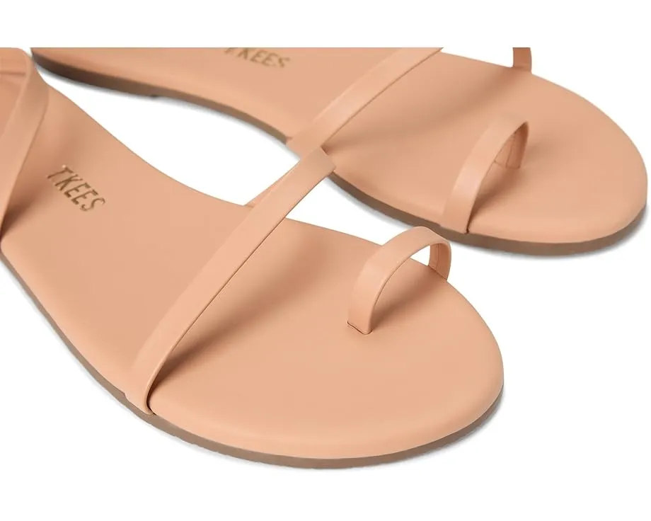 Сандалии TKEES Mia Napa из кожи с тремя тонкими ремешками