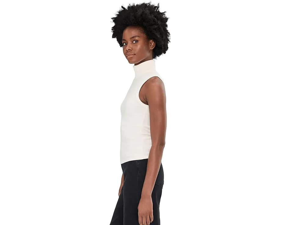 Топ NIC+ZOE Perfect Knit Rib с водолазкой и ребристой вязкой