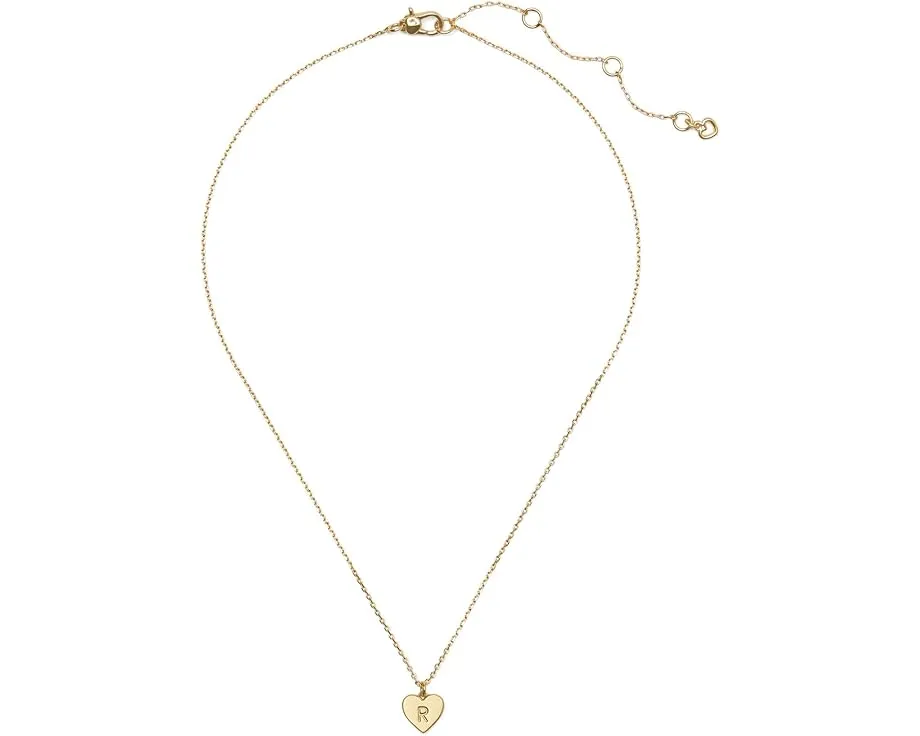 Кулон Kate Spade New York R Pendant в форме сердца с инициалом