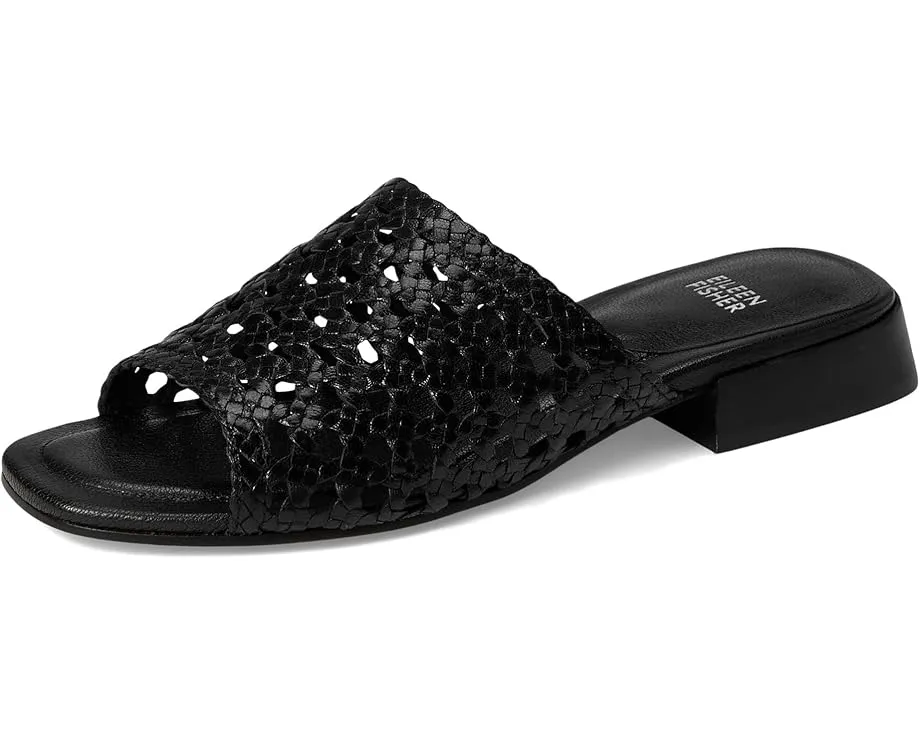 Eileen Fisher Сланцы Folie на устойчивом каблуке с плетеным верхом