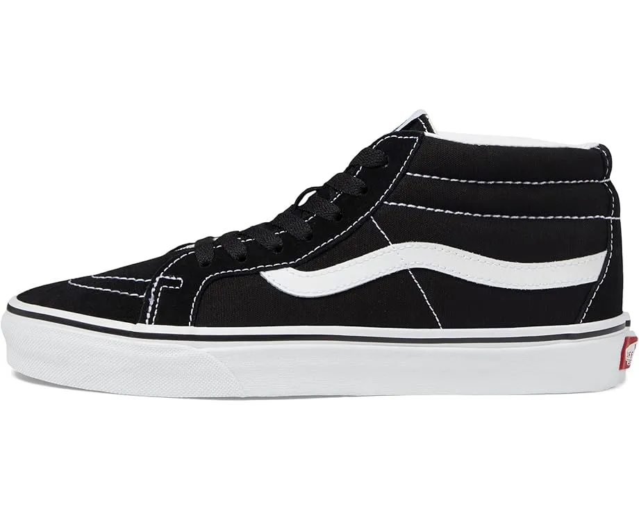 Кроссовки Vans SK8-Mid Reissue с тройной строчкой и подошвой Waffle