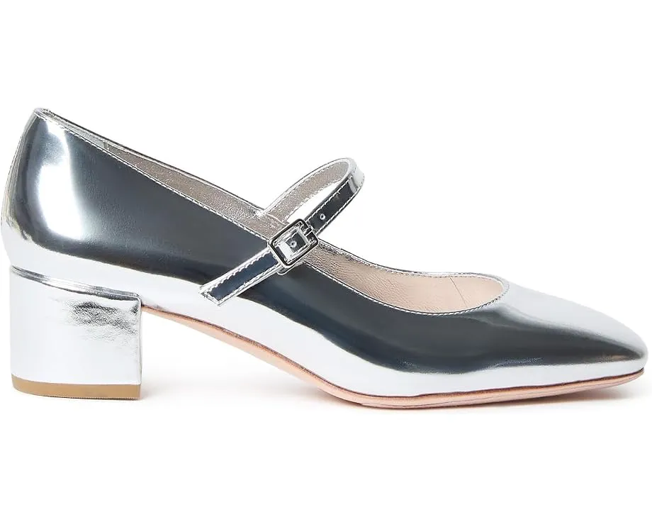 Туфли Lyra Mary Jane от Loeffler Randall серебристого цвета