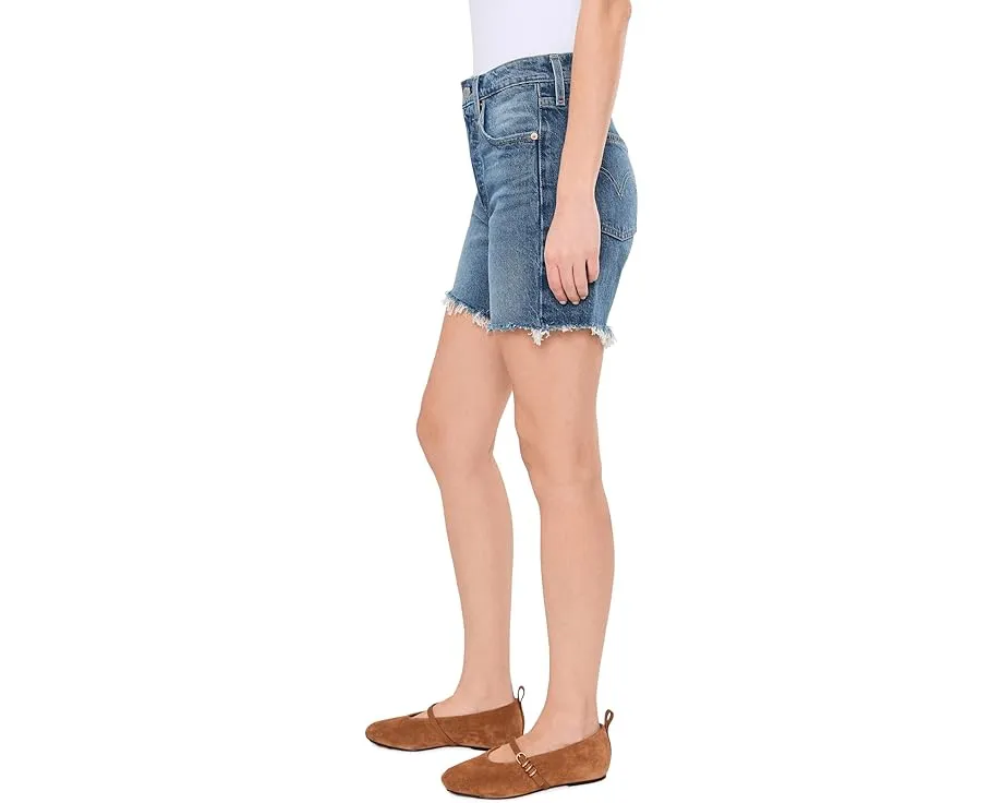 Шорты 501 Mid Thigh с прямым кроем и пятью карманами Levi's® Womens