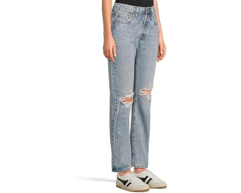 Levi's джинсы 501 с высокой посадкой и прямым кроем