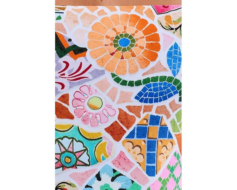 Купальник цельный Seafolly BeachBohème с квадратным вырезом и внутренним бюстгальтером