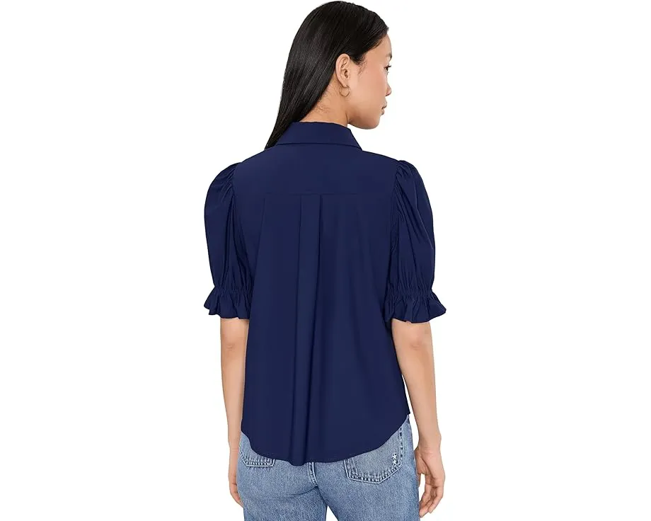 Блуза Liverpool Los Angeles с пышными рукавами до локтя и застежкой на кнопки