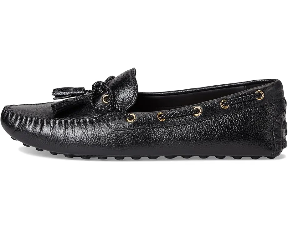 Лоферы Cole Haan Gissella Drivers с круглым носком и плетеной деталью