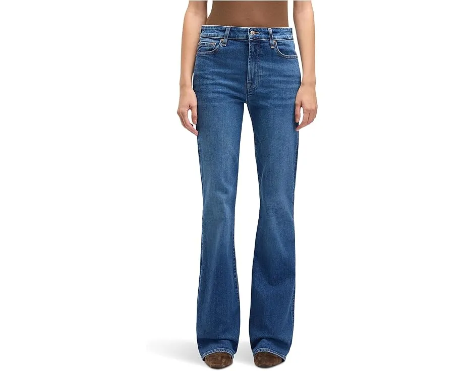 Джинсы 7 For All Mankind The Leggy Bootcut с зауженным силуэтом и расклешенным низом