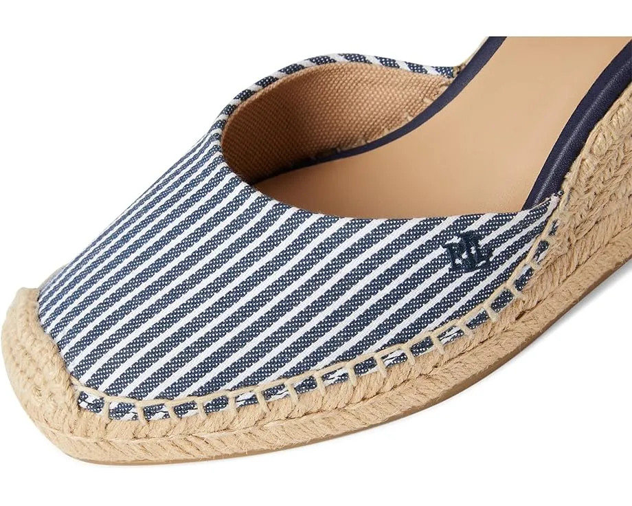 Эспадрильи Lauren Ralph Lauren Robby на танкетке с полоской