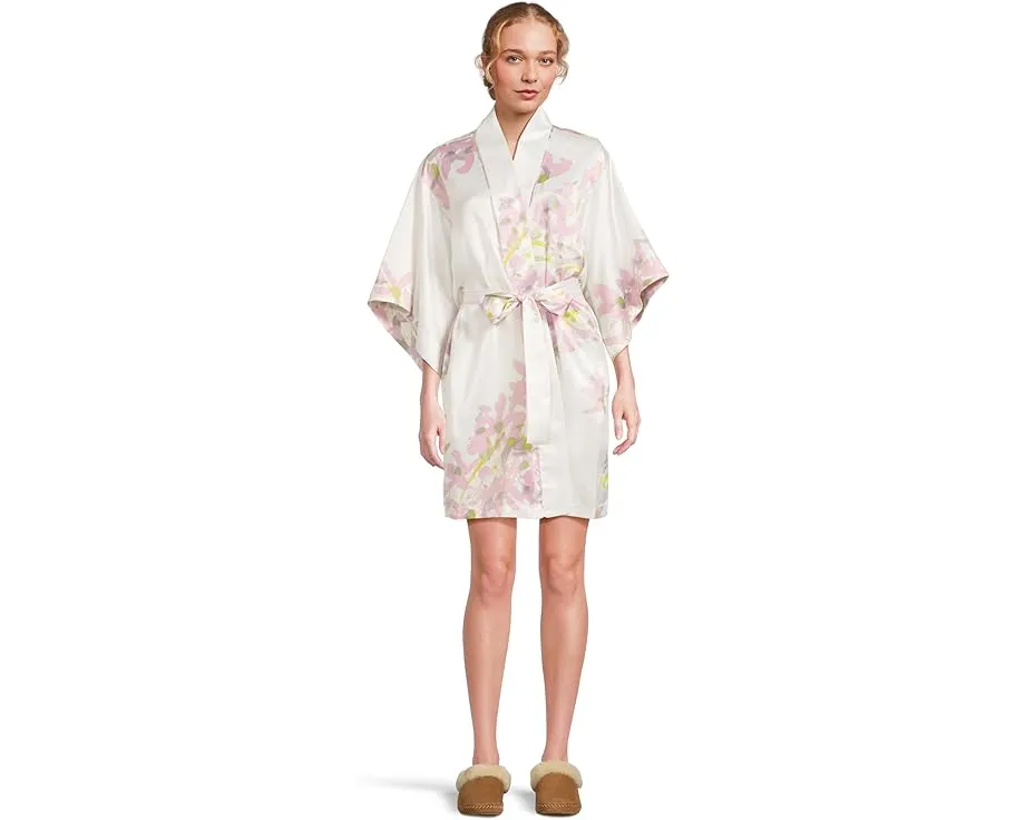 Халат-кимоно Natori Sumi-E длиной 36 дюймов (91.44 см) с поясом