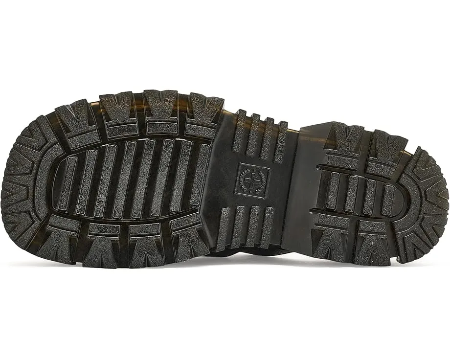 Сланцы Dr. Martens Mattison с круглым носком и пряжкой на платформе