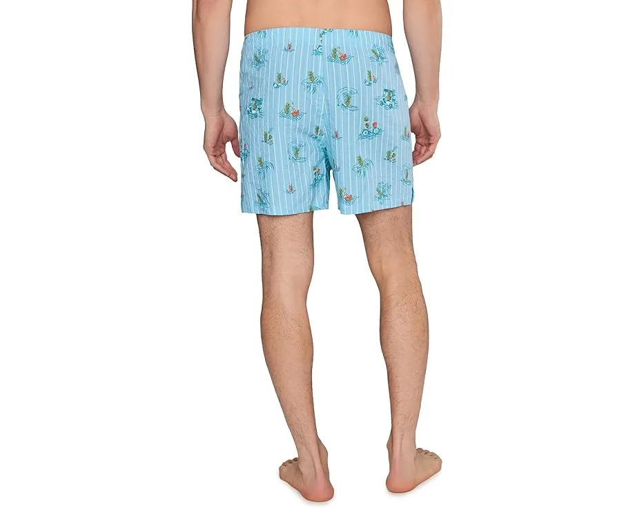 Шорты Cotton Seersucker Woven Boxer Tommy Bahama с принтом