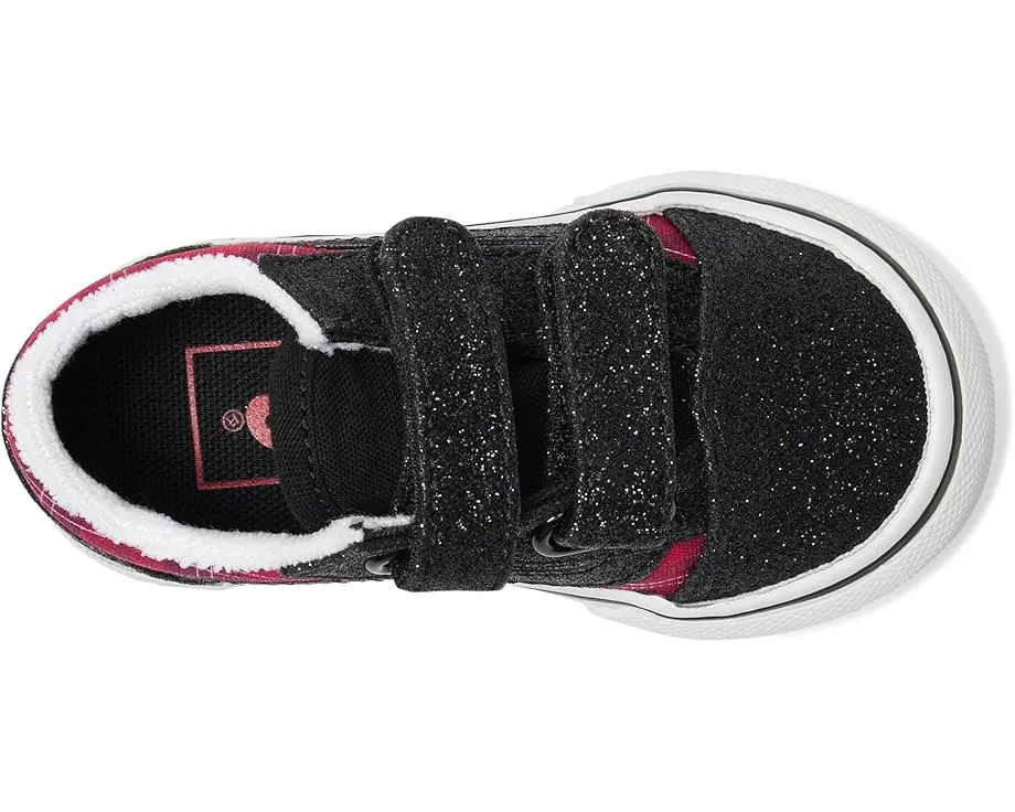 Кроссовки Vans Kids Old Skool V для детей на липучках с усиленным мыском