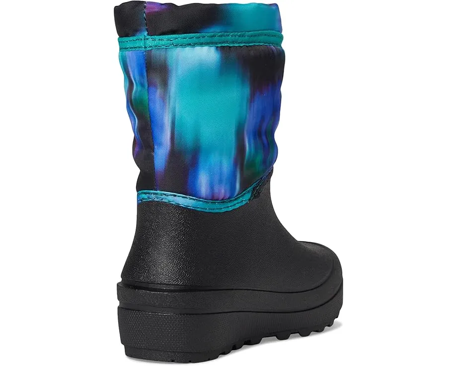 Детские зимние сапоги Bogs Kids Snow Shell с принтом северное сияние