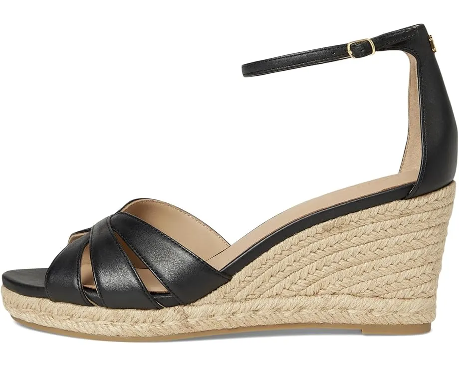 Эспадрильи-клин Lauren Ralph Lauren Nellie из кожи наппа с ремешками