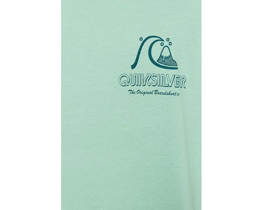 Футболка Quiksilver Vintage Bubble Org Screen Tee с эффектом состаренности