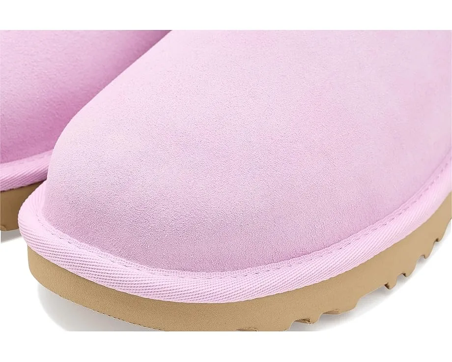 Угги UGG Classic Micro из натуральной замши с подкладкой из овчины и подошвой из сахарного тростника