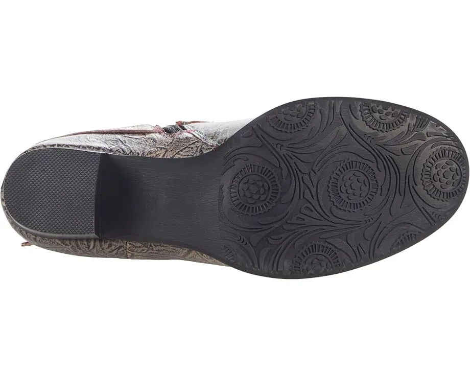 Ботильоны L'Artiste by Spring Step Zhamsha-Shine с ручной росписью и двойной пряжкой