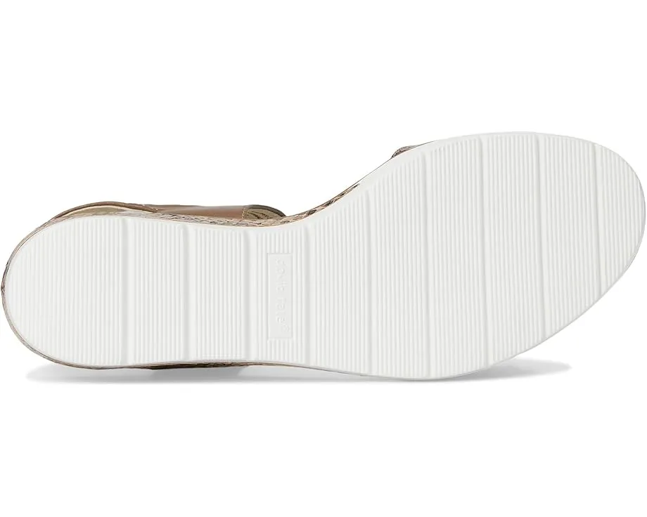 Сандалии David Tate Civic на платформе с ремешками на липучке и принтом