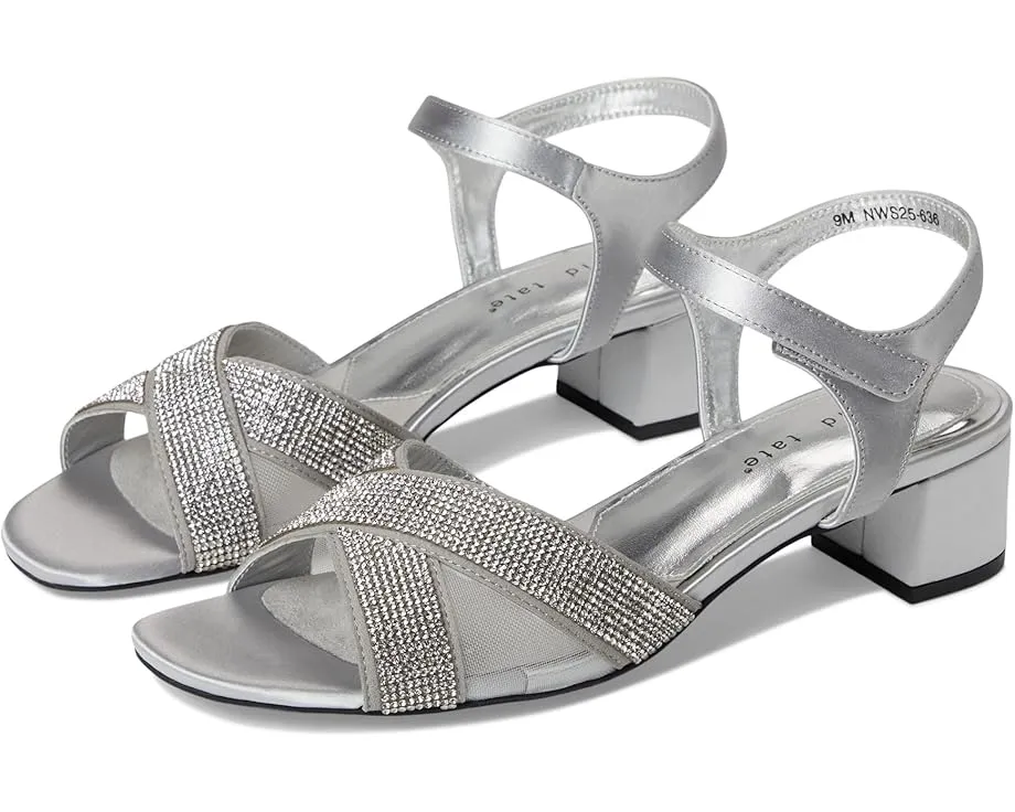 David Tate Босоножки Holiday на каблуке со стразами