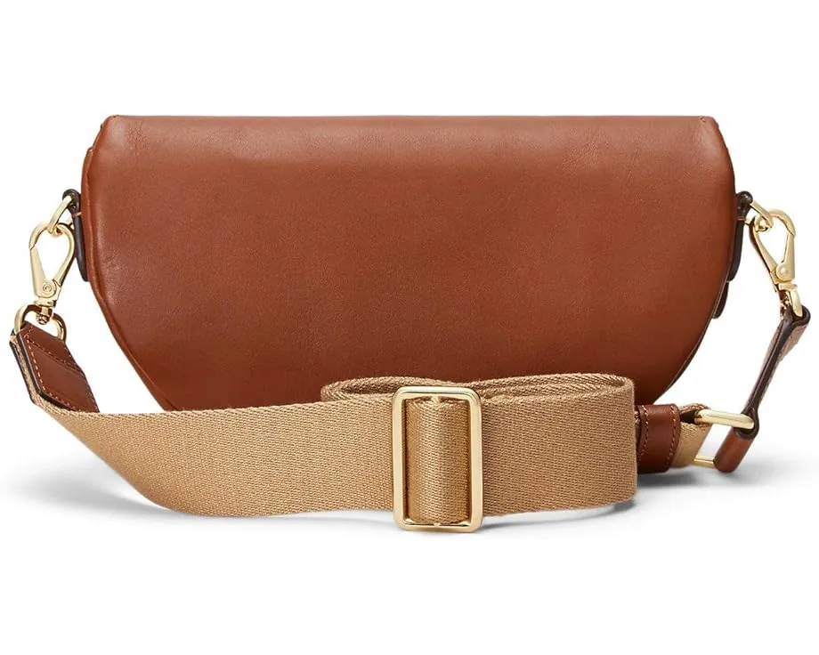 Поясная сумка Lauren Ralph Lauren из натуральной кожи с регулируемым ремнем