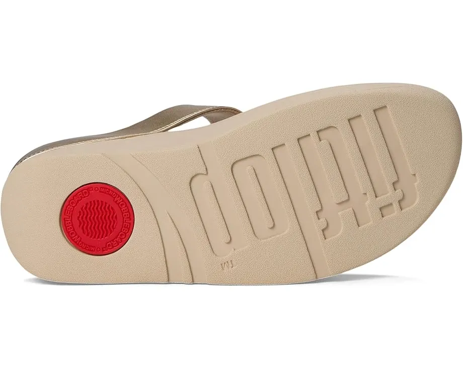 Сандалии FitFlop Fino с декоративными бусинами и удобной стелькой