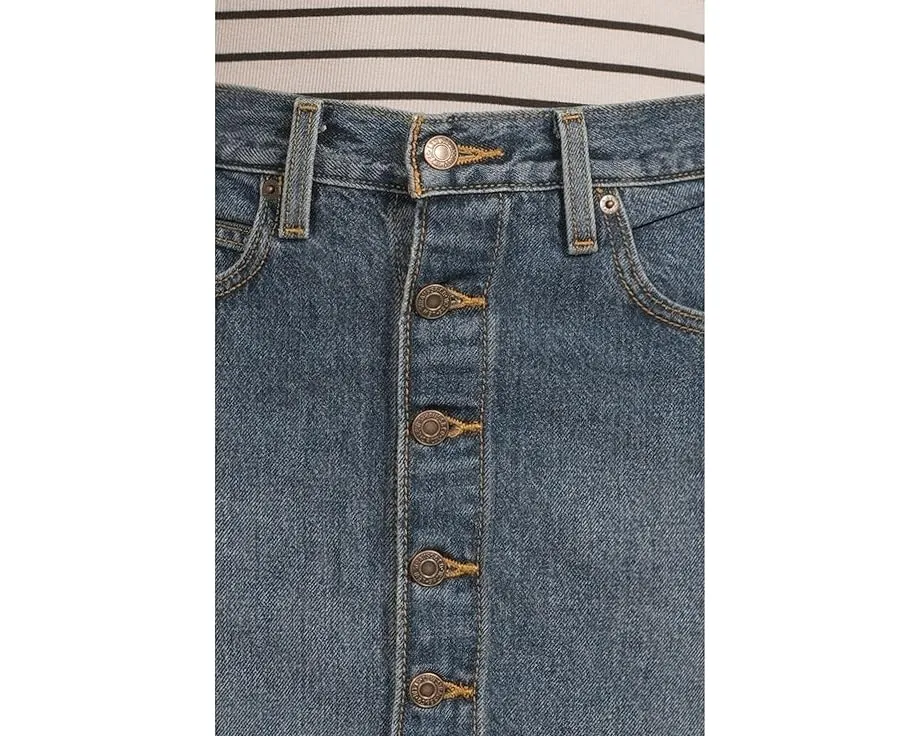 Юбка Levi's® Premium Retro с застежкой на пуговицах спереди