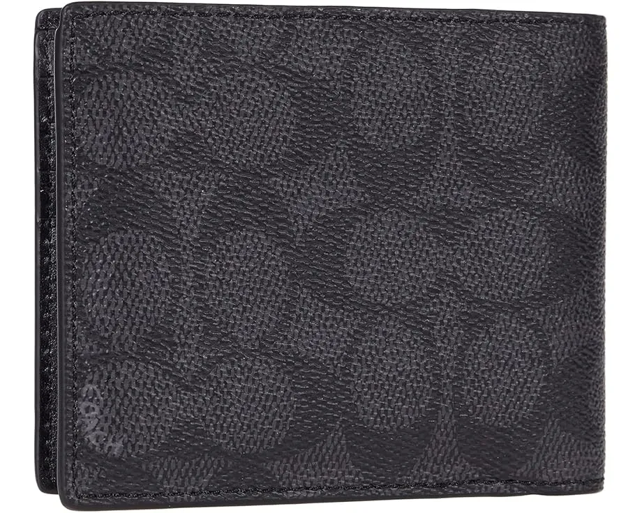 COACH 3-in-1 in Signature с вынимаемым блоком для документов и отделениями для купюр