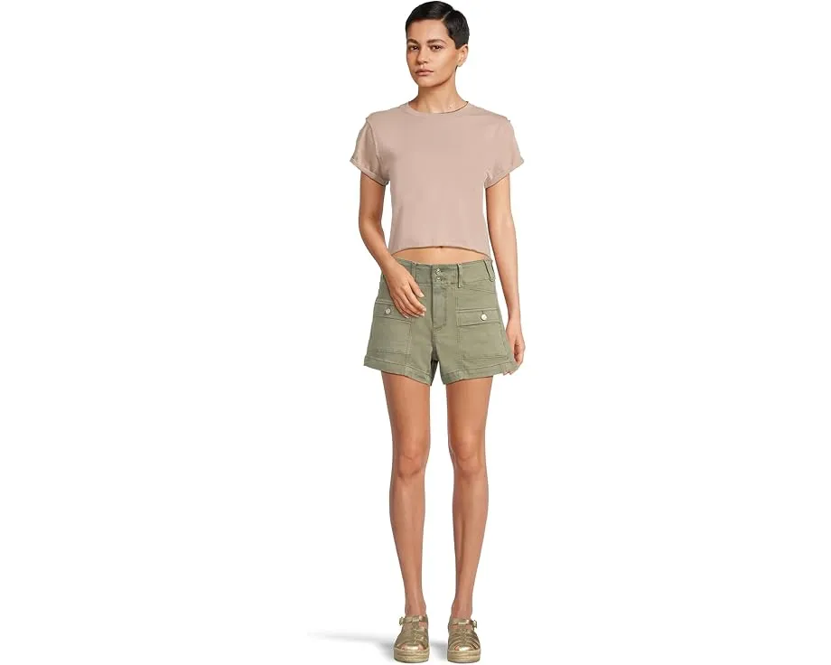 Карго-шорты Paige Olivia в цвете Vintage Sweet Succulent с накладными карманами