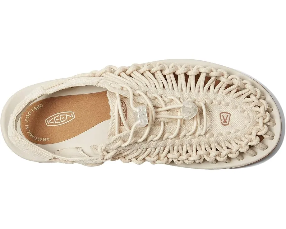 Сандалии KEEN Uneek Canvas с поддержкой свода стопы и шнуровкой