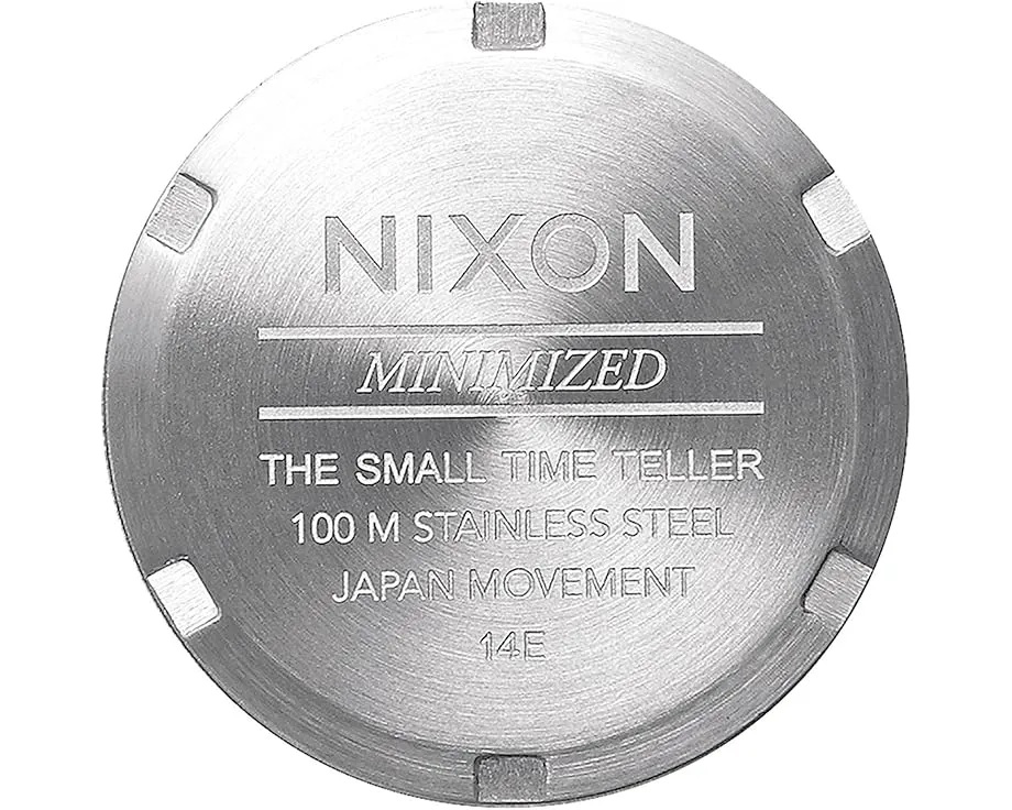 Часы Nixon Small Time Teller P из нержавеющей стали с японским кварцевым механизмом