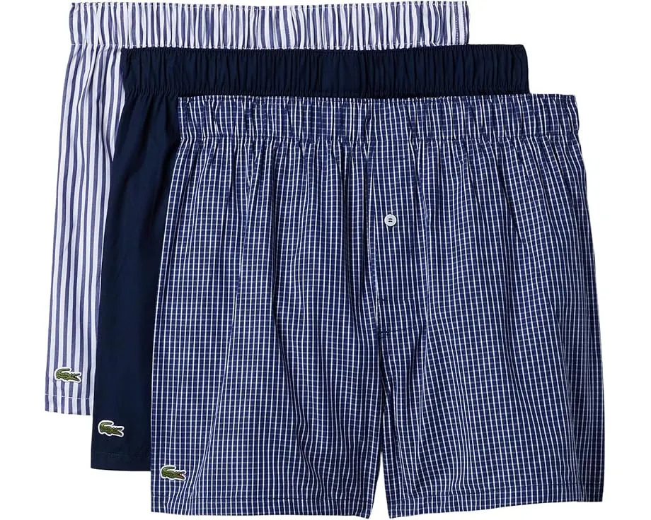 Боксеры Lacoste с принтом 3 штуки