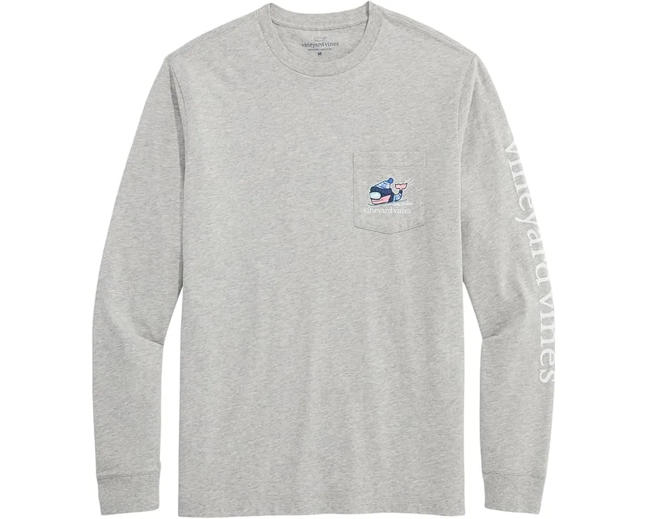 Vineyard Vines футболка с длинным рукавом и принтом лыжного кита