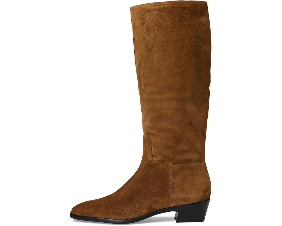 Высокие сапоги Vince Andes из замши на устойчивом каблуке