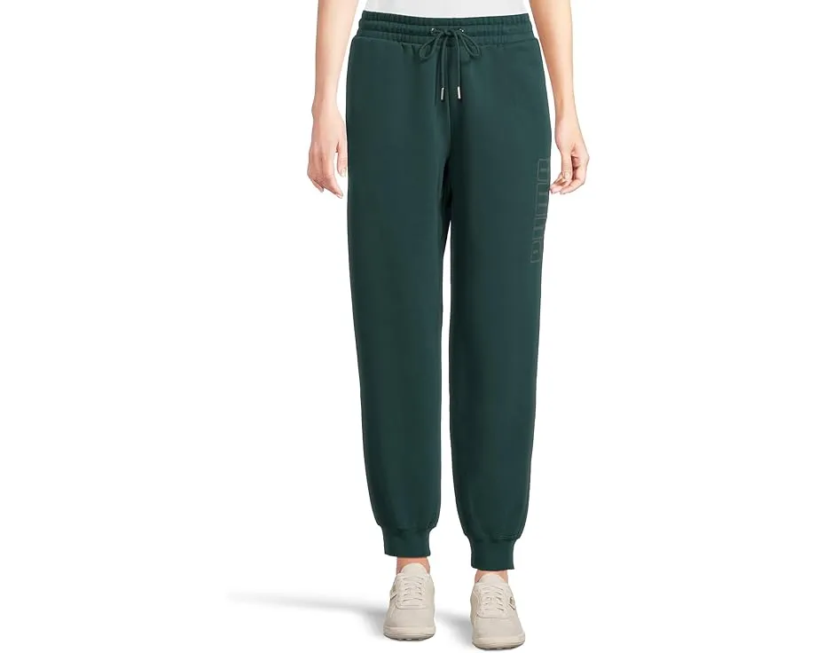 PUMA Спортивные штаны Maximal Metallic Comfort Fleece с металлическим принтом